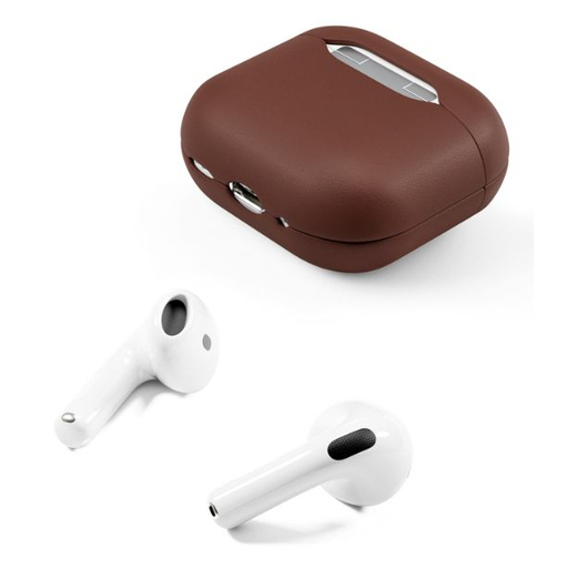Epico Leather Case Airpods 4/4 (ANC)-Brn