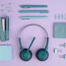 Go Work Pop Wireless Headset - Teal