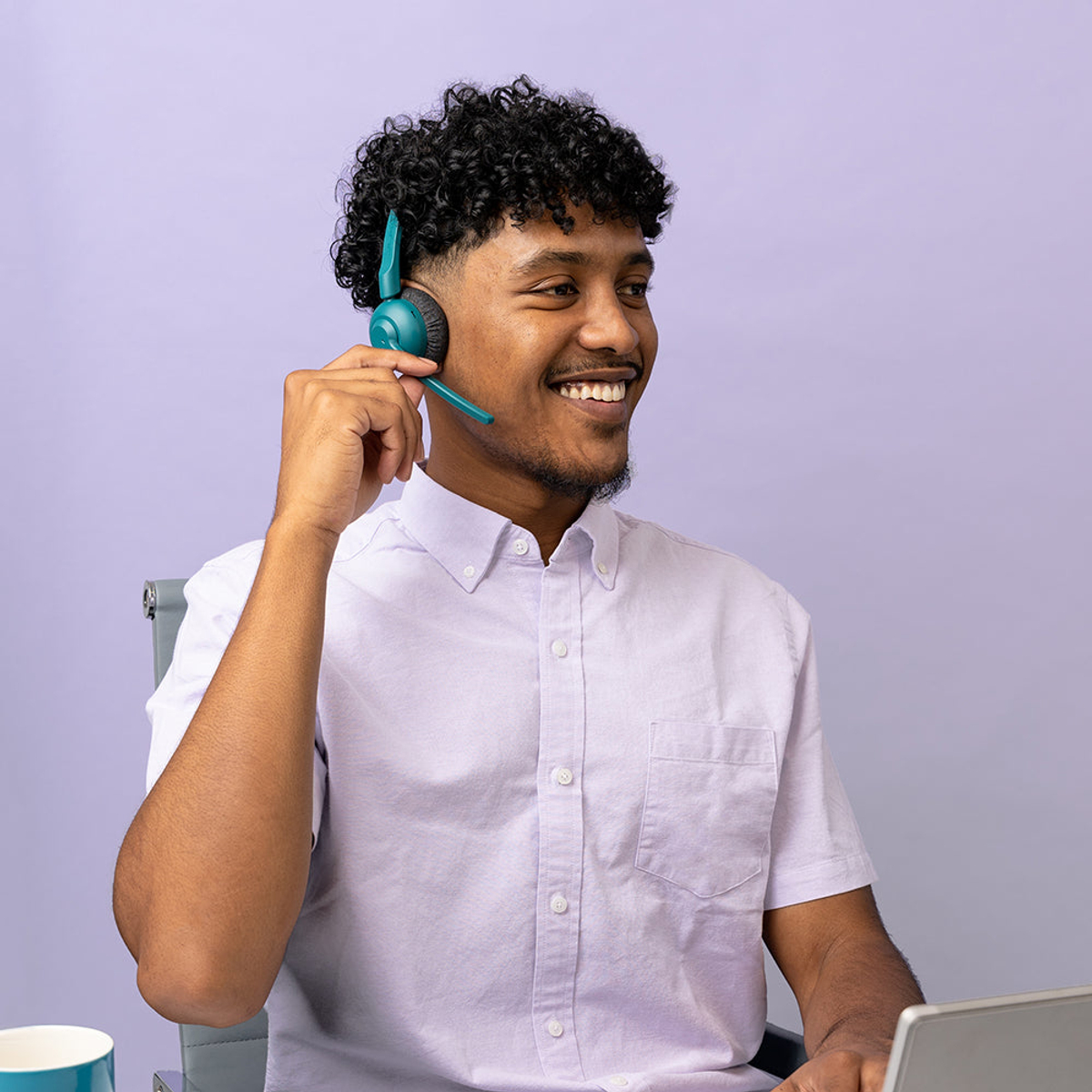 Go Work Pop Wireless Headset - Teal