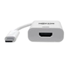 USB C to HDMI 4K Adapter M/F WHT 15.24cm