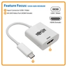 USB C to HDMI 4K Adapter M/F WHT 15.24cm
