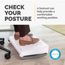 Breyta Foot Rest - White