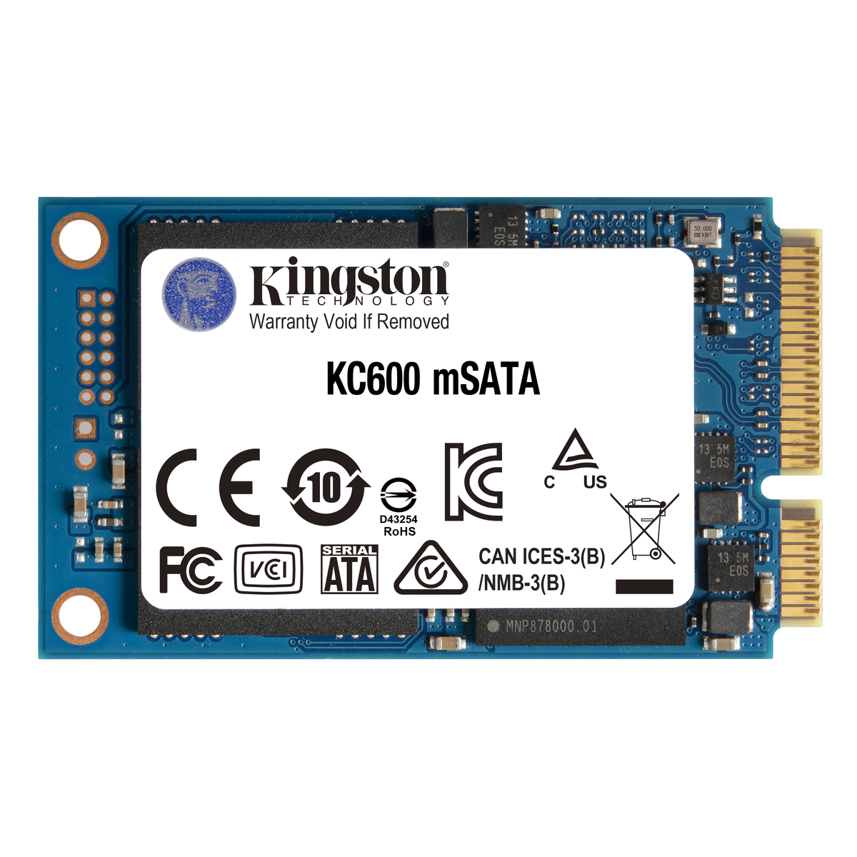 SSD Int 512GB KC600 mSATA