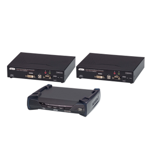 Aten, 2K DVI-D KVM ov. IP 2T1R (Dual SFP)