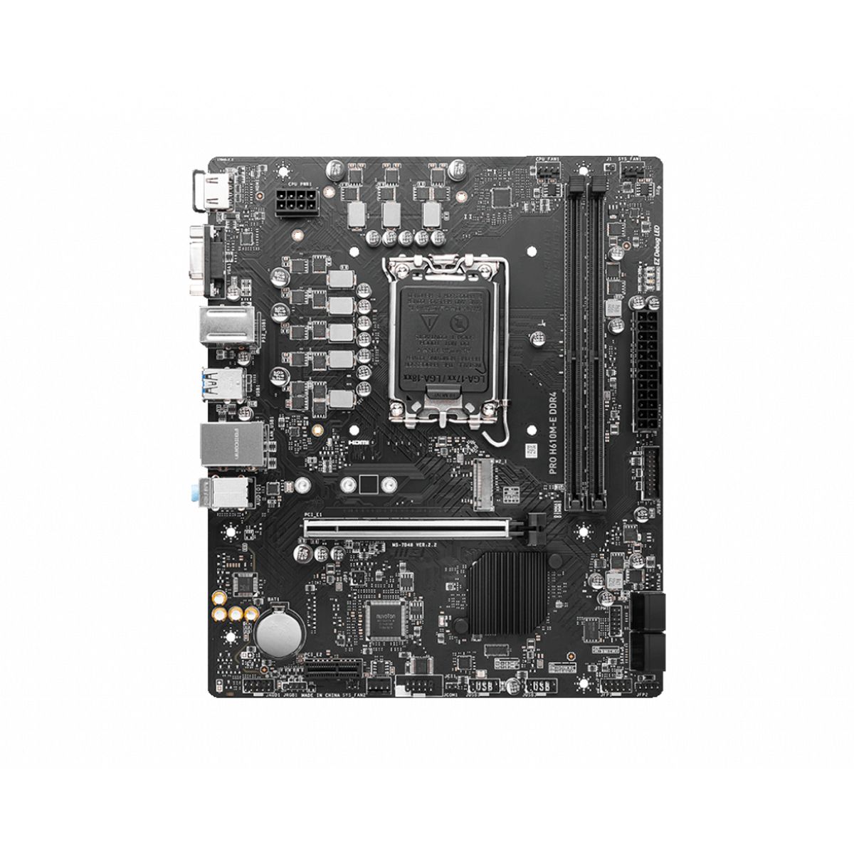 MB INT LGA1700 H610M-E PRO D4 MATX