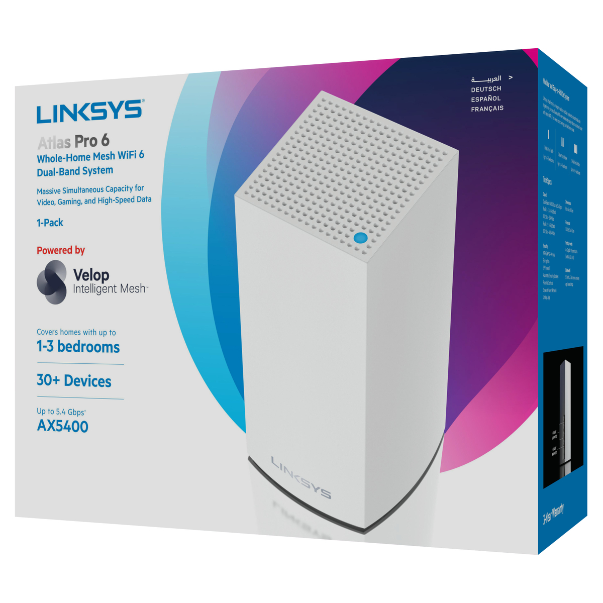 Atlas Pro 6 Home Mesh Wifi 6 AX5400 1PK