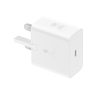 Compact (GaN) UK plug with USB-C port
