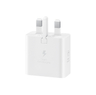 Compact (GaN) UK plug with USB-C port