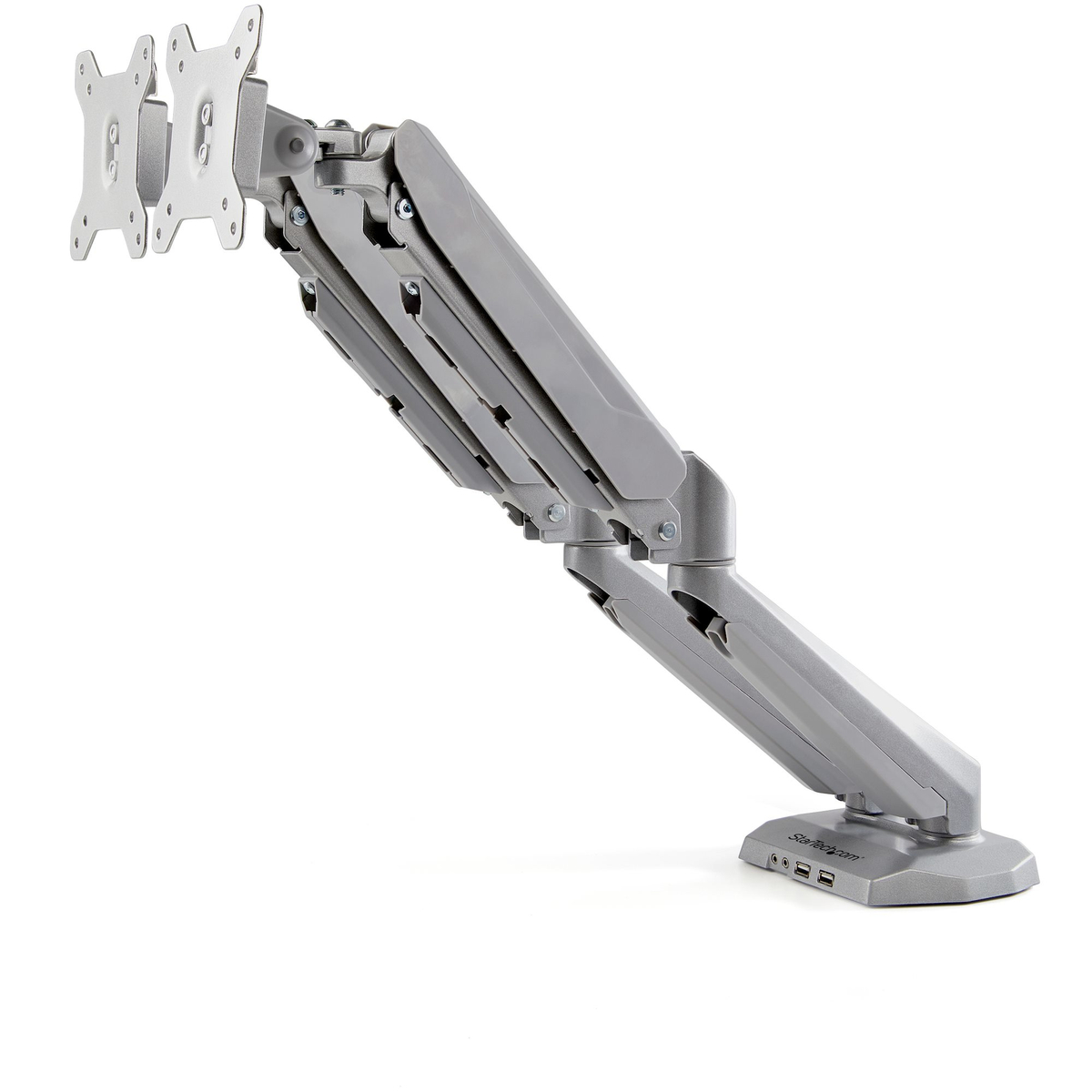 Desk Mount Dual Monitor Arm w/USB/Audio