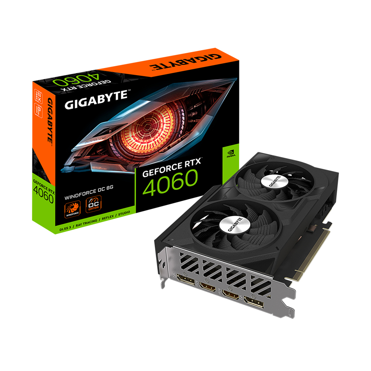 GPU NV 4060 Windforce OC 8GB Fan