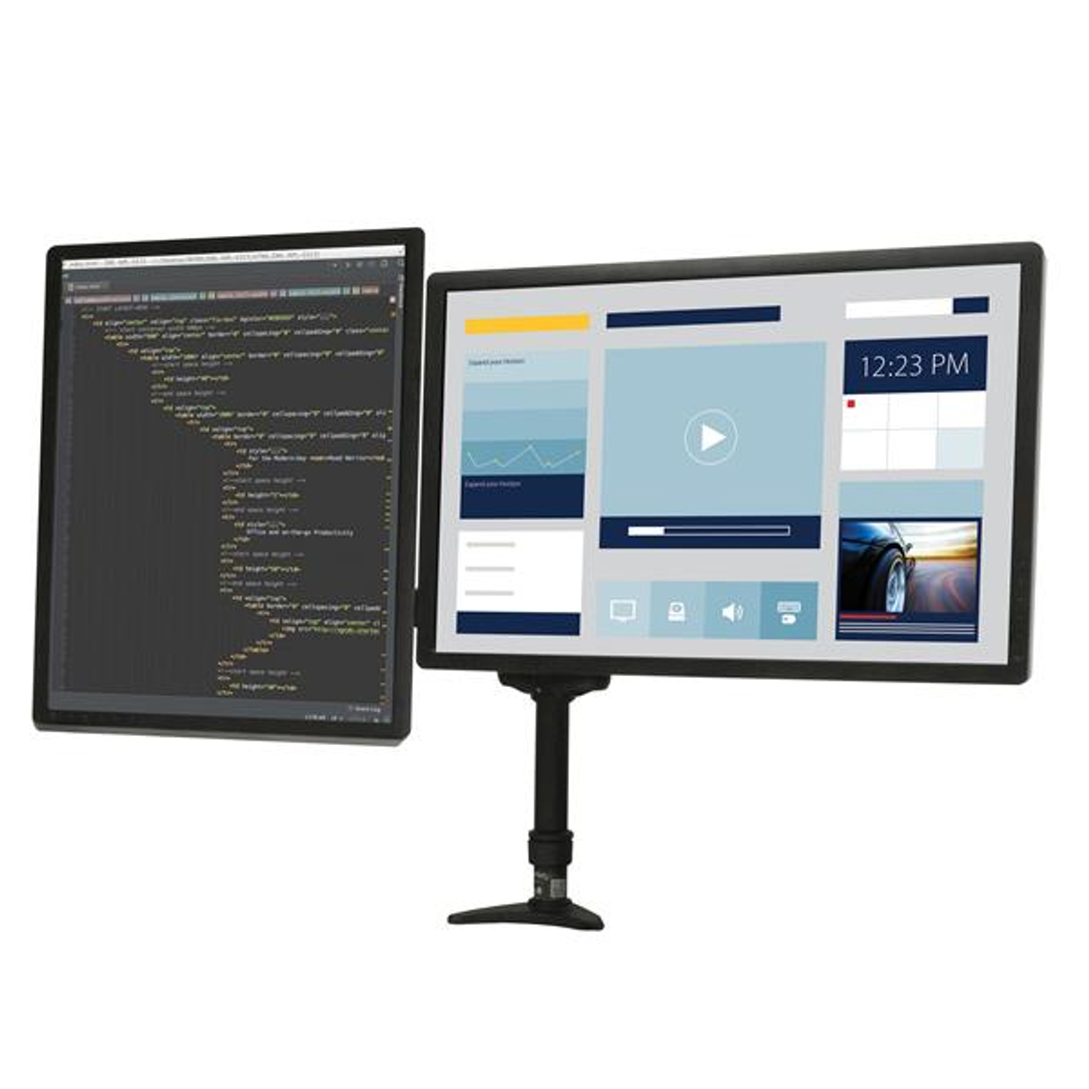 Articulating Dual Monitor Arm