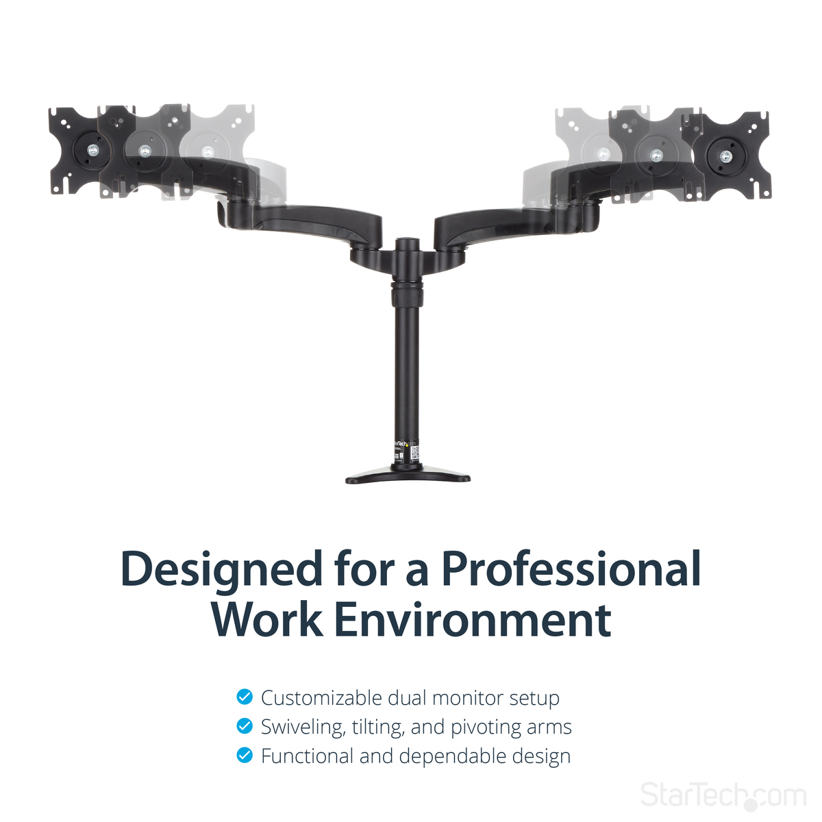 Articulating Dual Monitor Arm