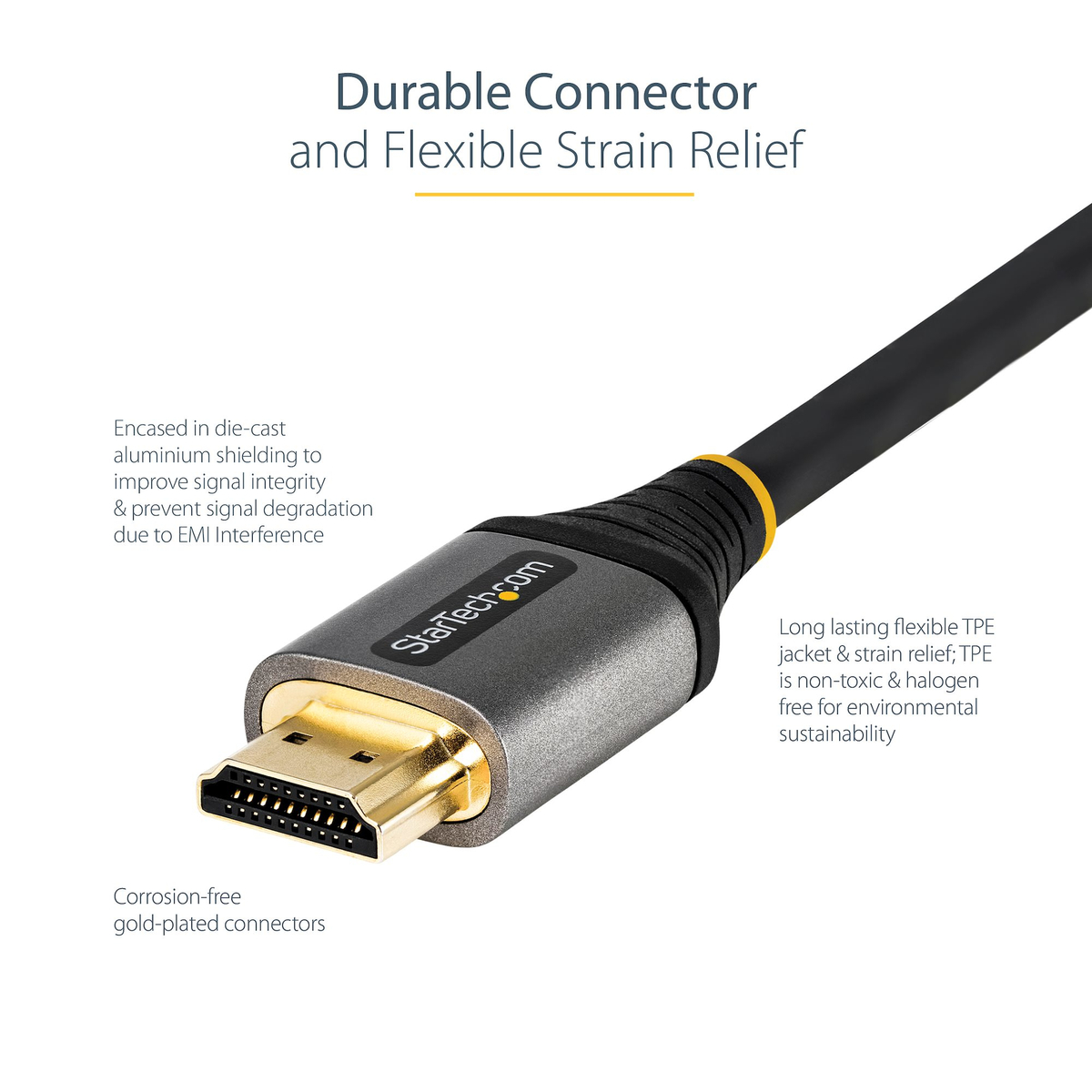 10ft 3m Certified HDMI 2.1 Cable - 8K/4K