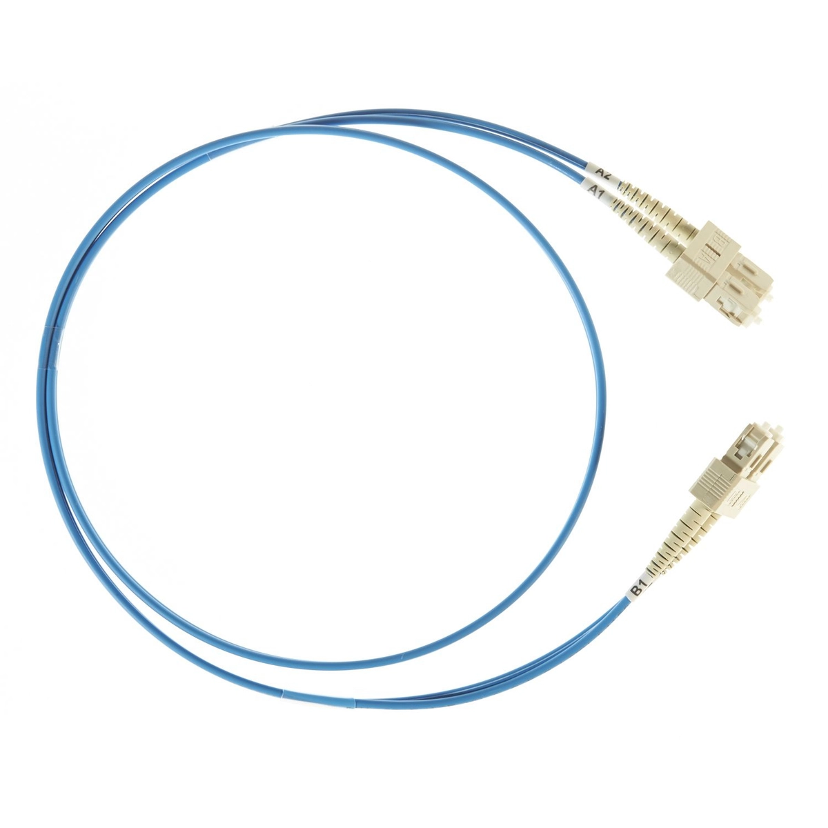 2m SC-SC OM1 Multimode Fibre Optic Duple