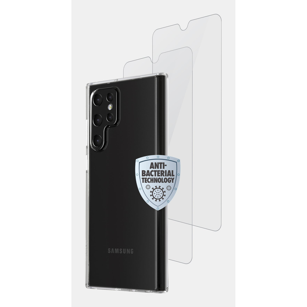 S22 Clear Case & Screen Protector (B2B)