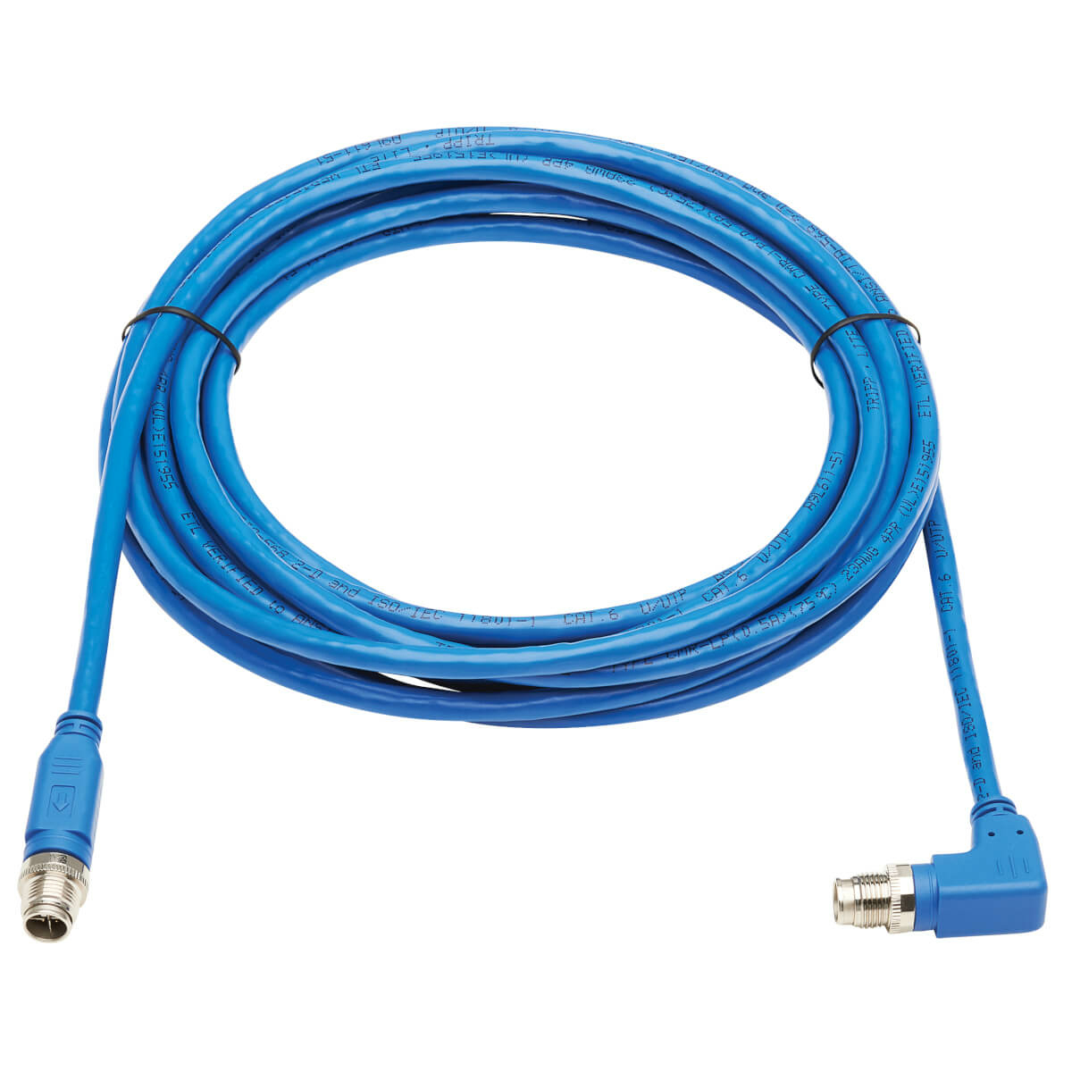 CAT6 1G UTP CBL RIGHT ANGLE M/M IP68 3M