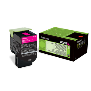 Lexmark, 802M Magenta Return Program Toner Cartri