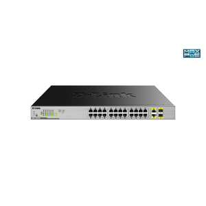 D-Link, 24Port DT Gigabit PoE + 2GE Combo Switch