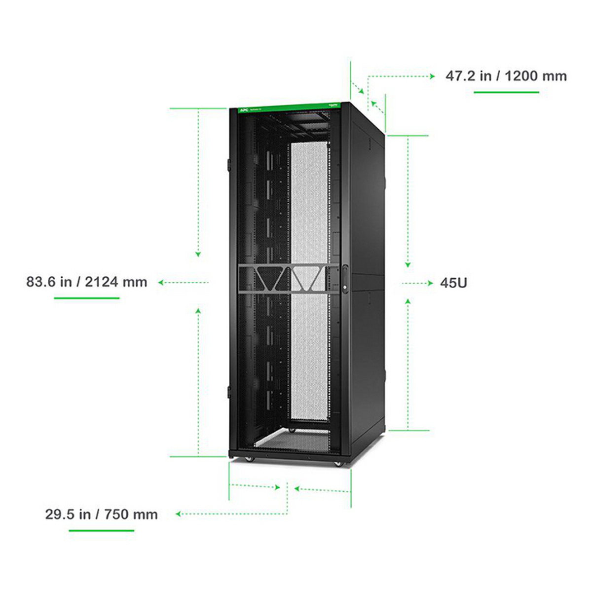 NetShelter SX Gen 2 45U Rack 75 x1200