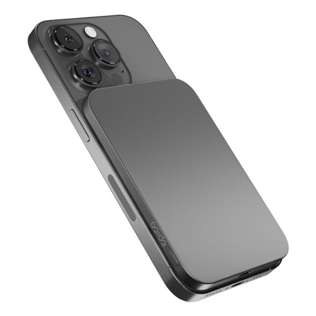 3k Slim Alu Mag+ Power Bank - Space grey
