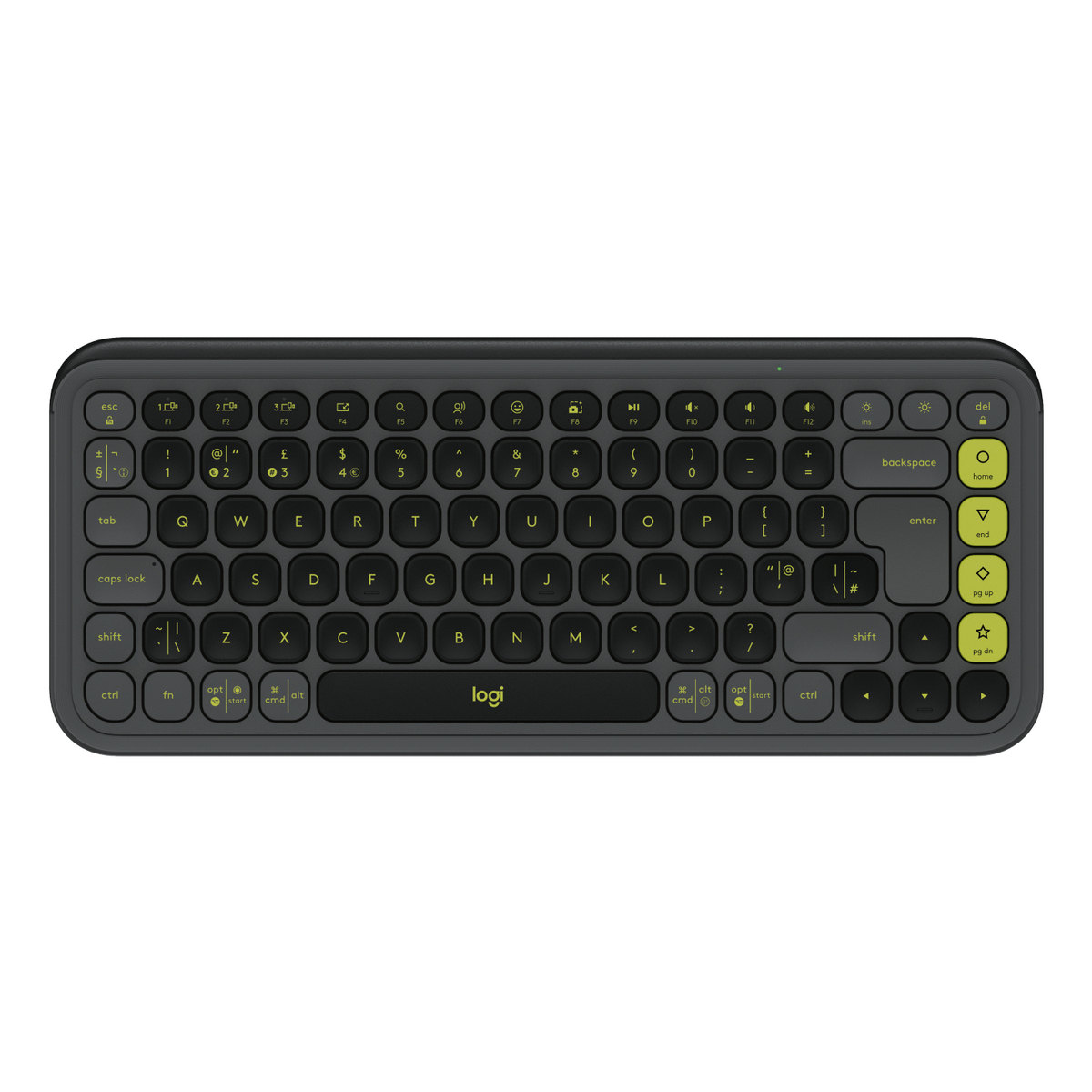 POP ICON KEYS - GRAPHITE - UK