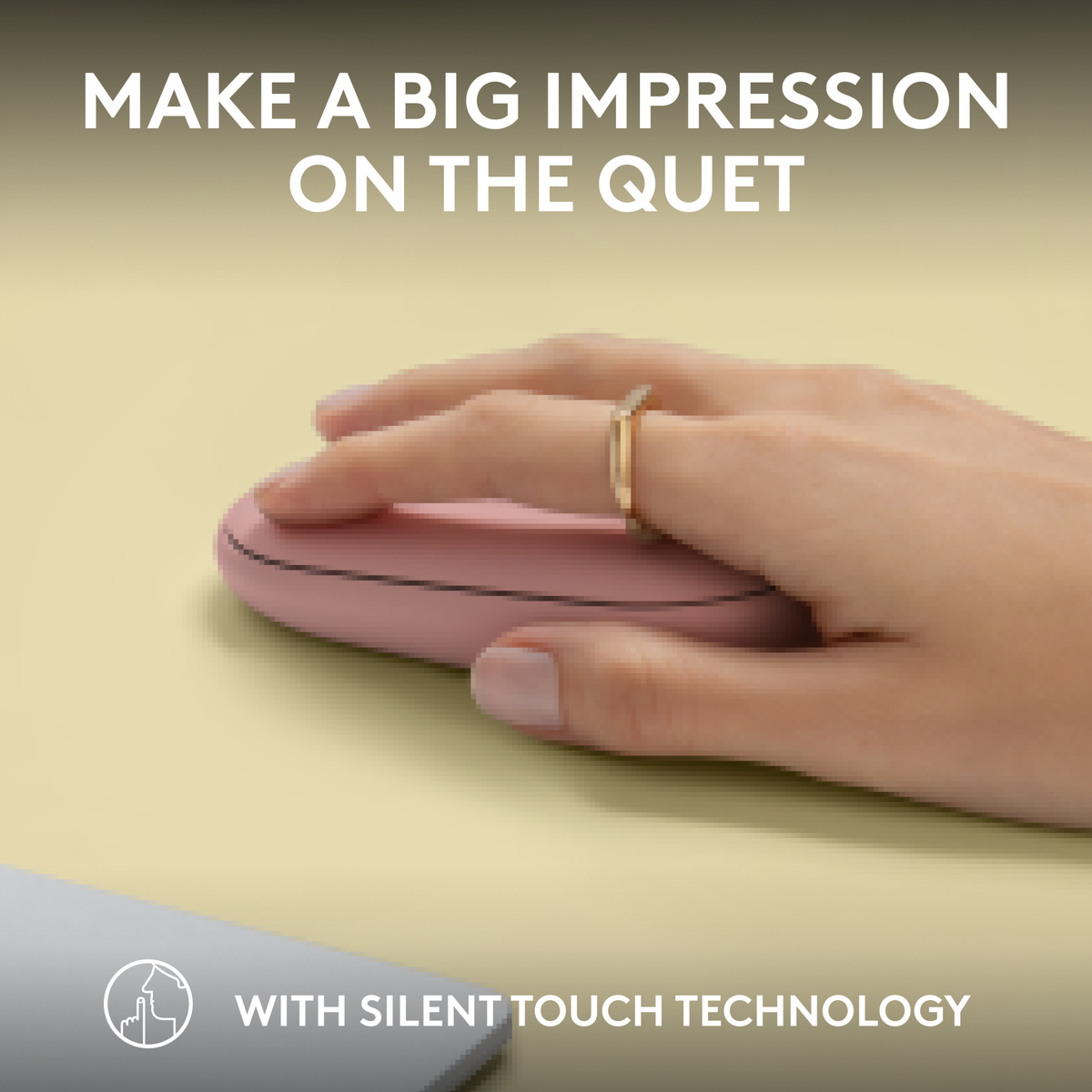 Pebble Mouse 2 M350s - Tonal Rose