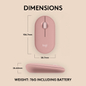 Pebble Mouse 2 M350s - Tonal Rose