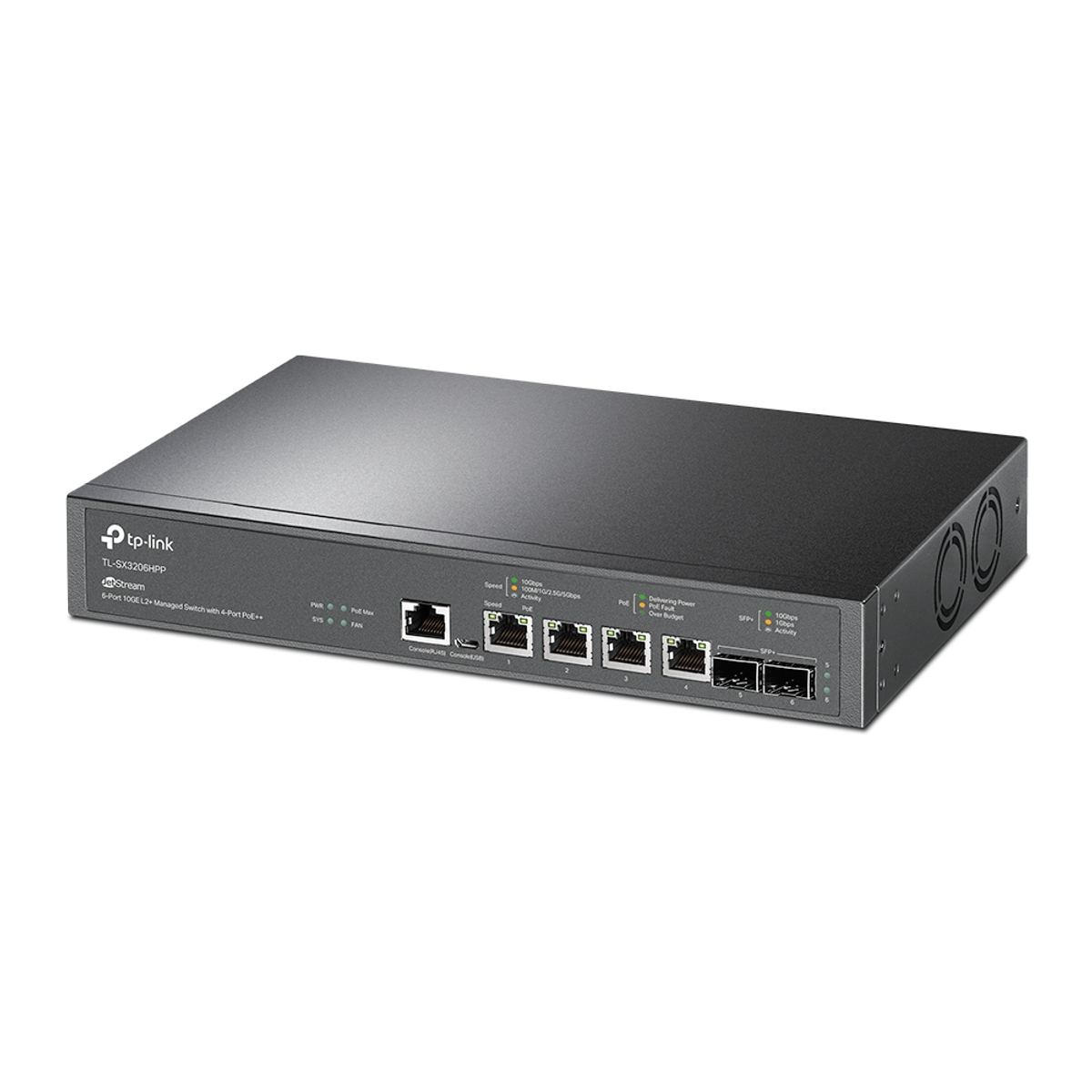 JetStream 6-Port 10GE L2+ Managed Switch