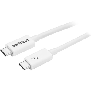 1m Thunderbolt 3 Cable 20Gbps - White