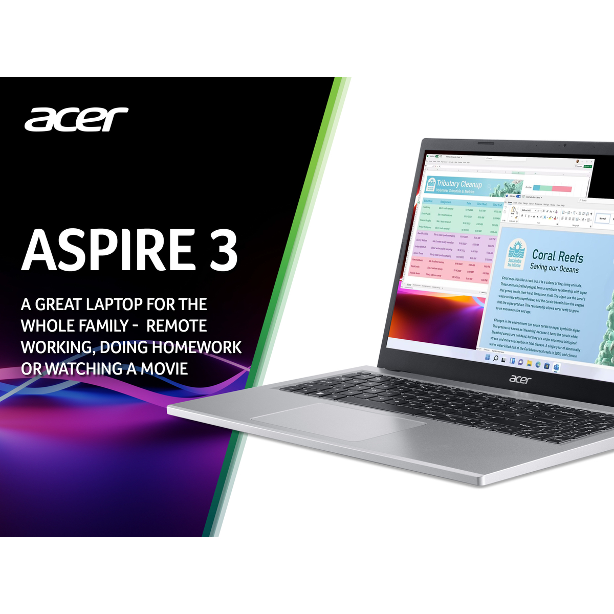 Aspire 3 i3 8GB 512GB UMA 15.6