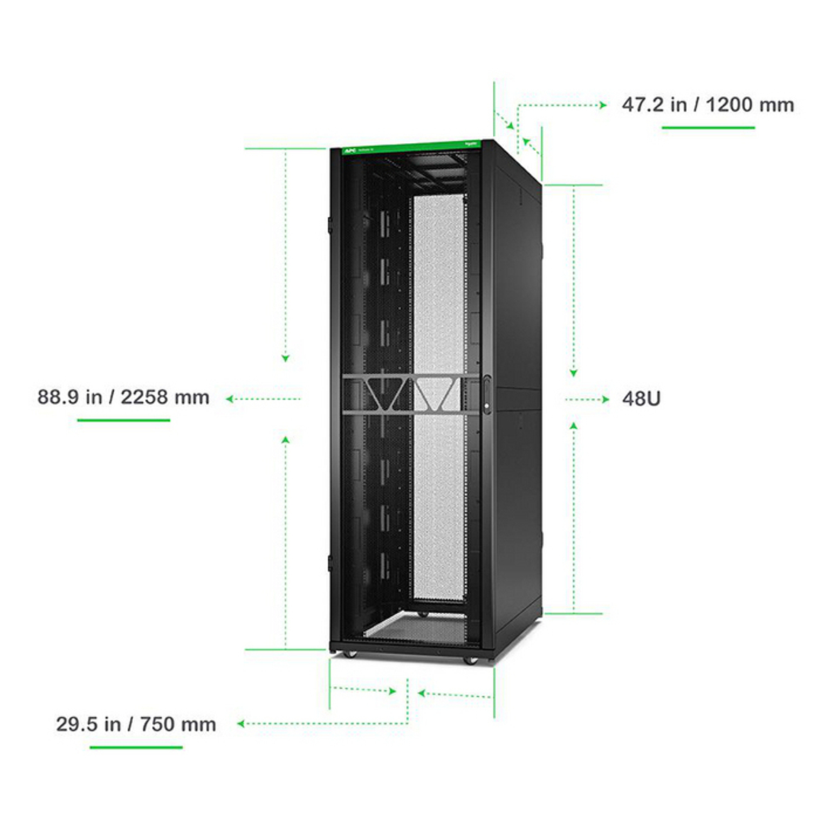 NetShelter SX Gen 2 48U Rack 750 x1200