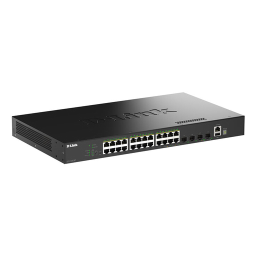 28-Port Gigabit PoE+Switch 4x10G SFP+