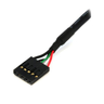 18in Int 5 pin USB IDC Mbrd Header Cable