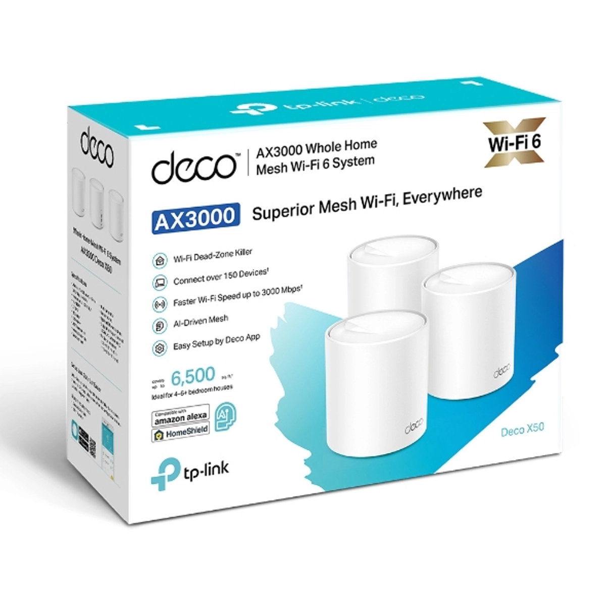 AX3000 Whole Home Mesh Wi-Fi 6 System