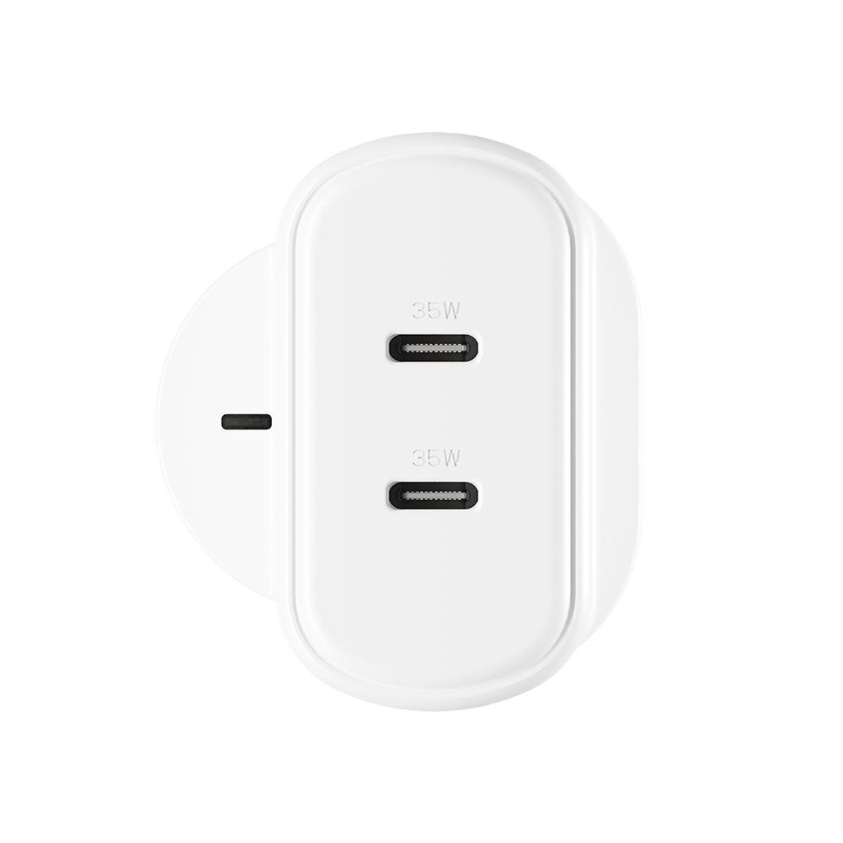 PowerPlus 35W Dual USBC WallCharger Whte