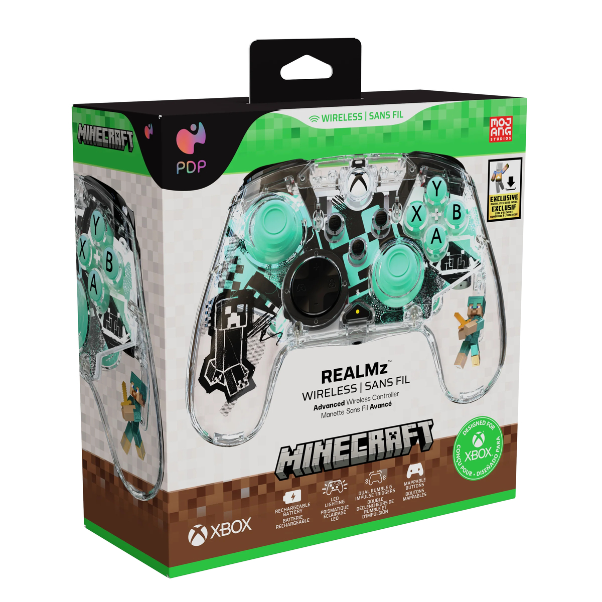 Realmz Wrls Controller Minecraft XSX