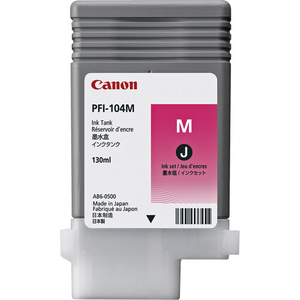 Canon, PFI104M Magenta Ink Cartridge 130ml