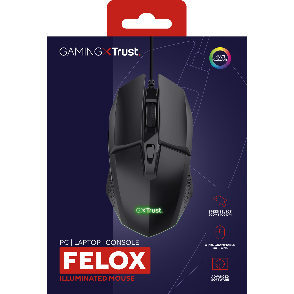 GXT109 Felox Gaming Mouse Black