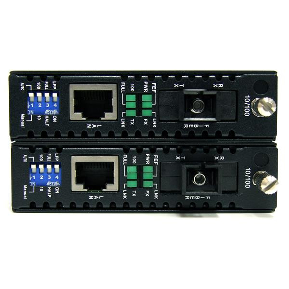 10/100 RJ45 SM WDM Fiber Media Conv SC