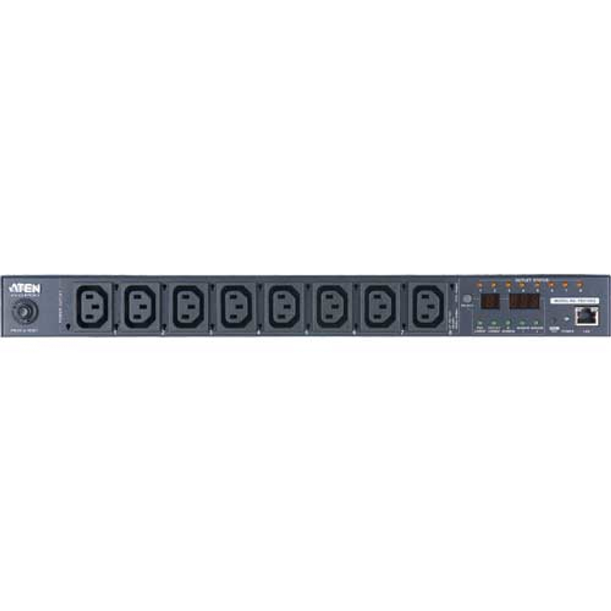 1U PDU 10A C13x8 Outlet Metered Free Eco