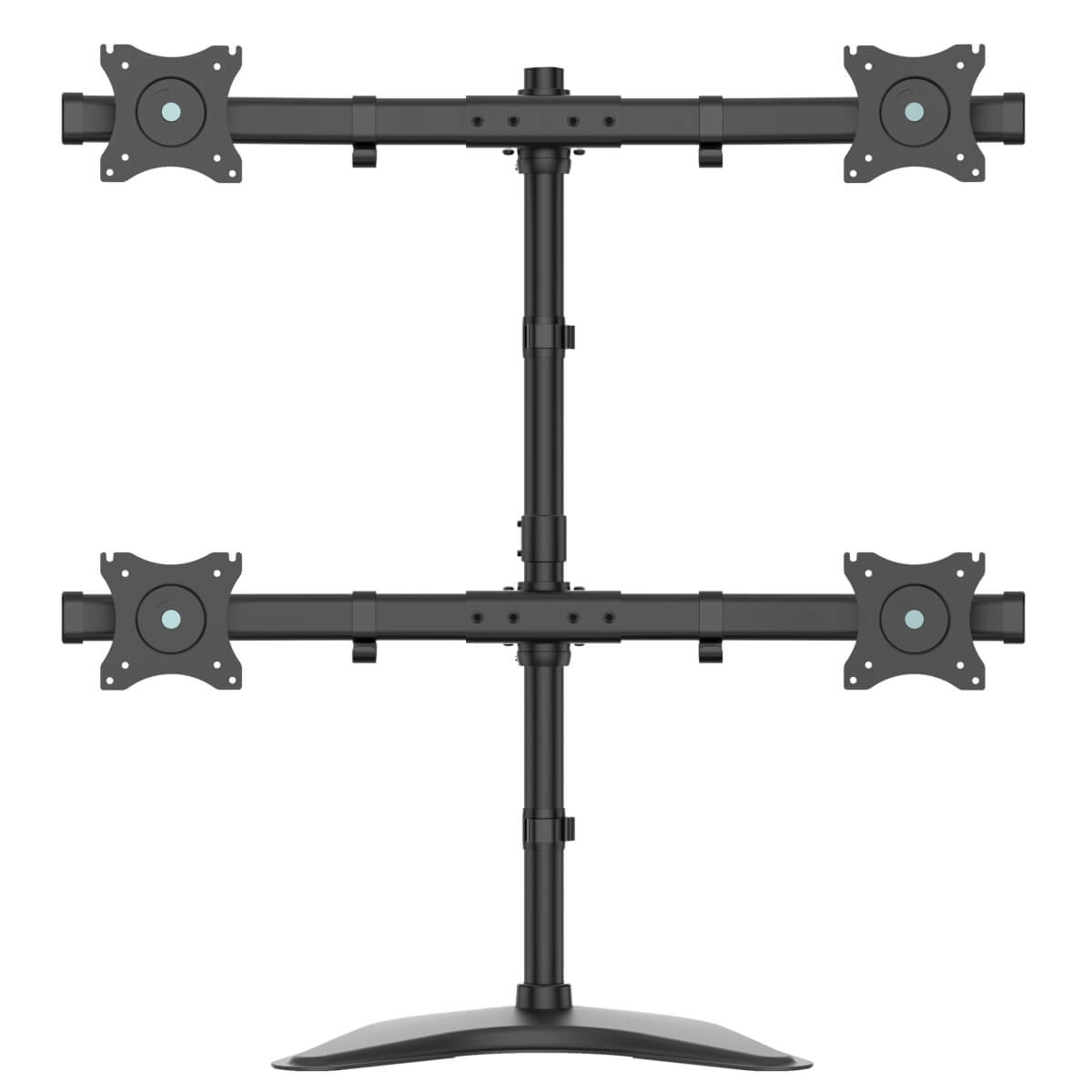 TV Desk Mount Monitor Stand Quad 13-27in