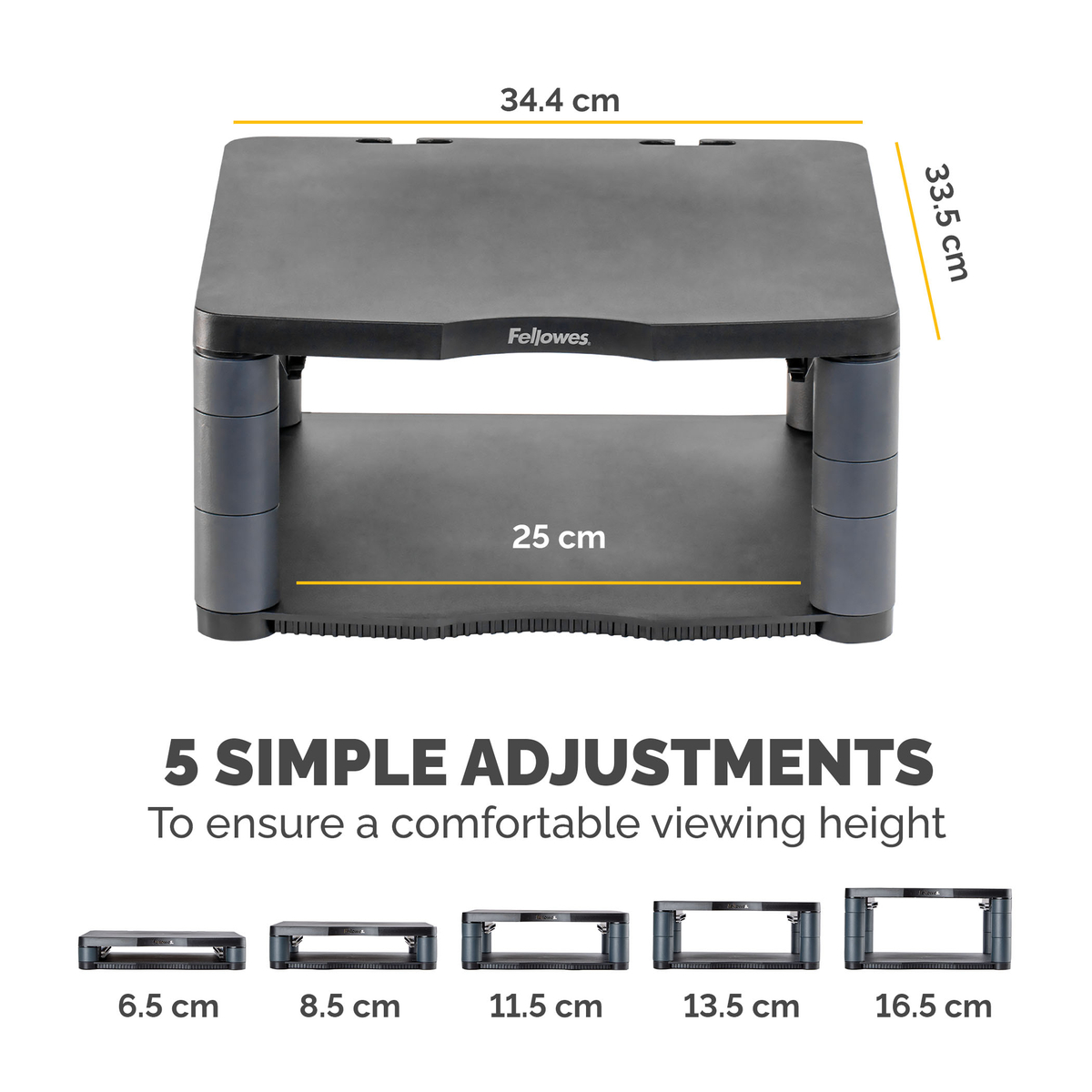 Classic Premium Monitor Riser Graphite