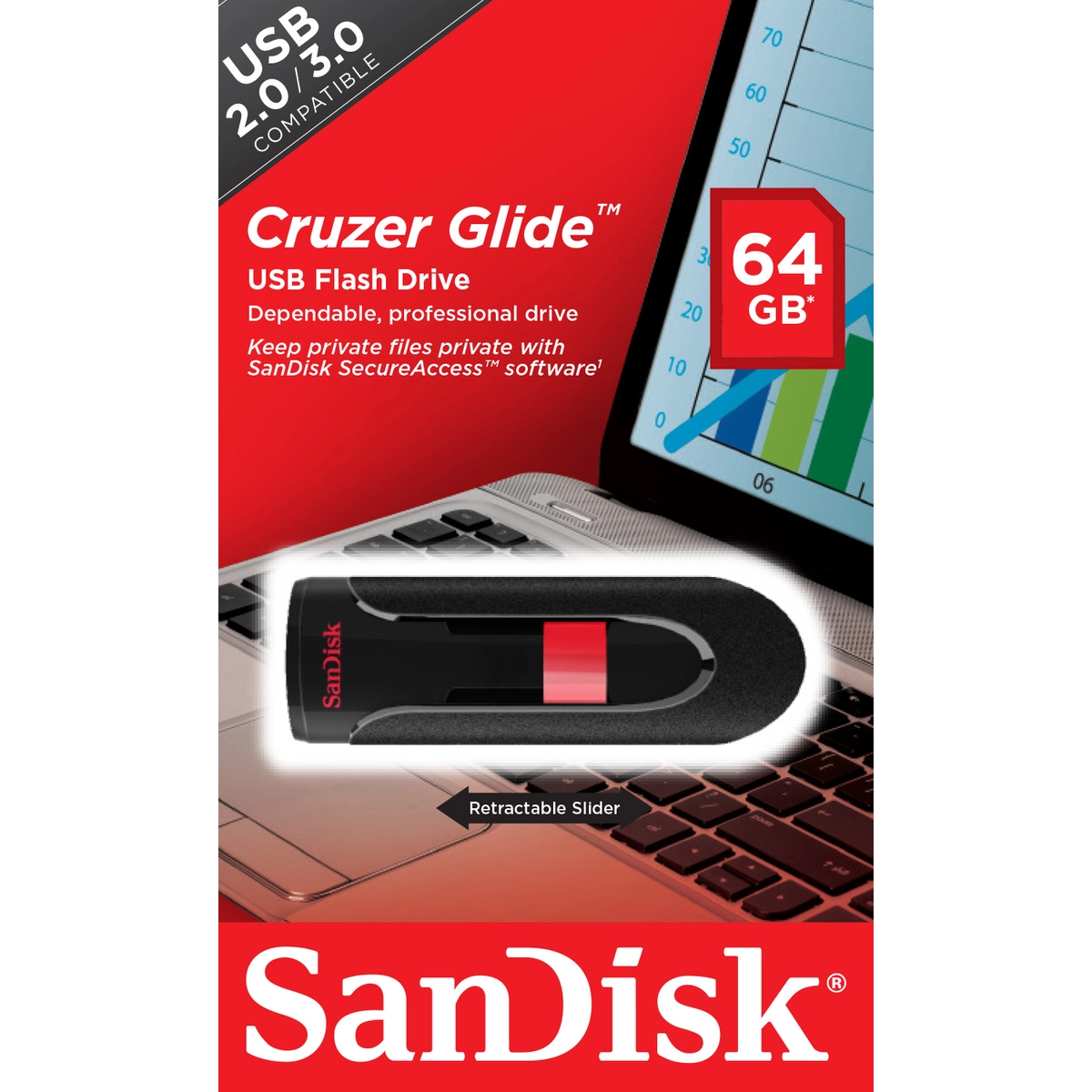 Cruzer Glide 64Gb Usb