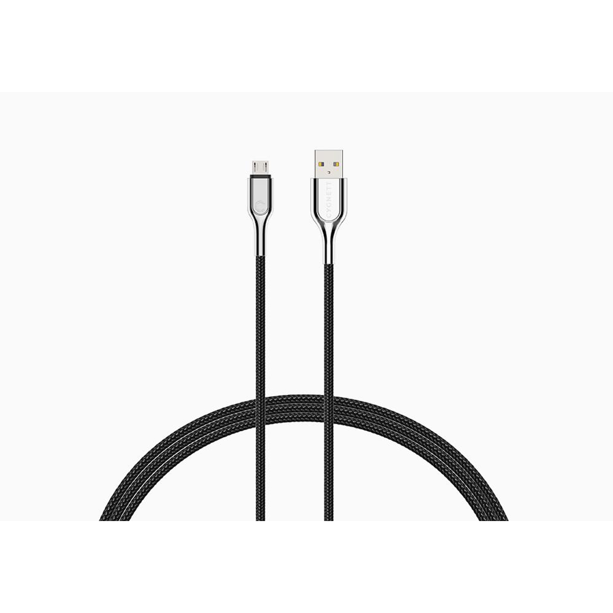 Armoured Micro to USB-A Cable 3M- Black