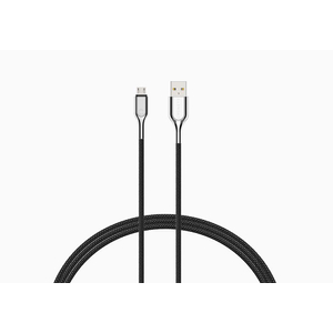 Cygnett, Armoured Micro to USB-A Cable 3M- Black