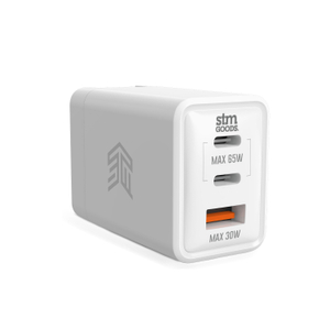 STM, 65W 3 Port Adapter USB-C x2 & USB-A