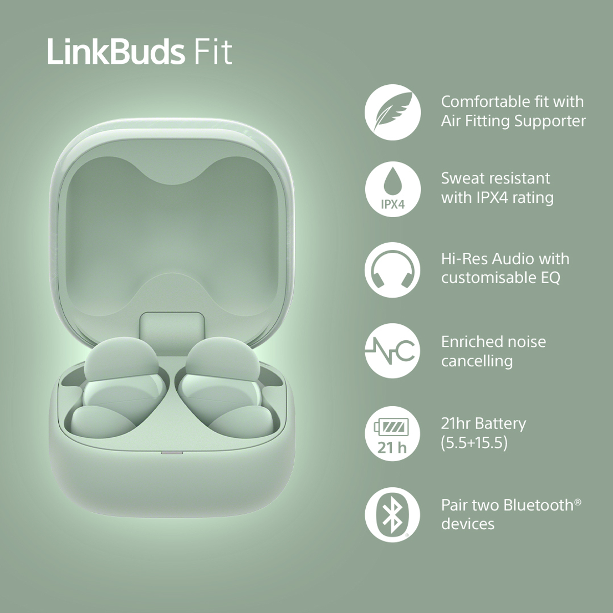 Linkbud Fit Green