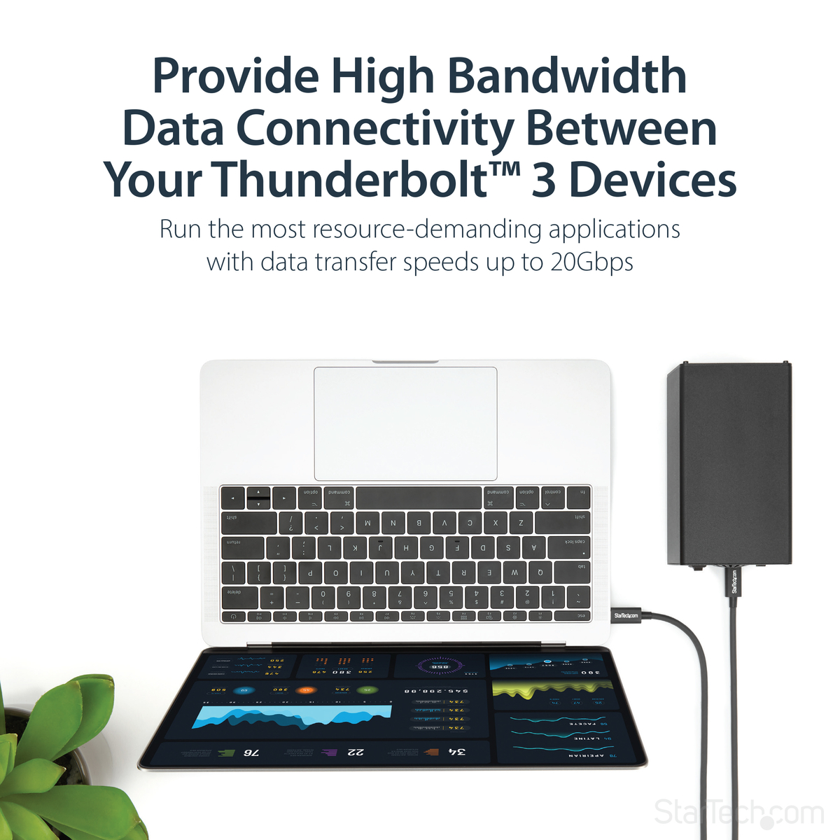 1m Thunderbolt 3 20Gbps USB-C Cable