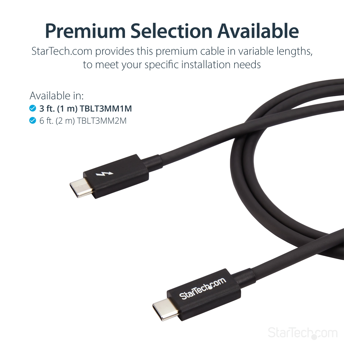 1m Thunderbolt 3 20Gbps USB-C Cable