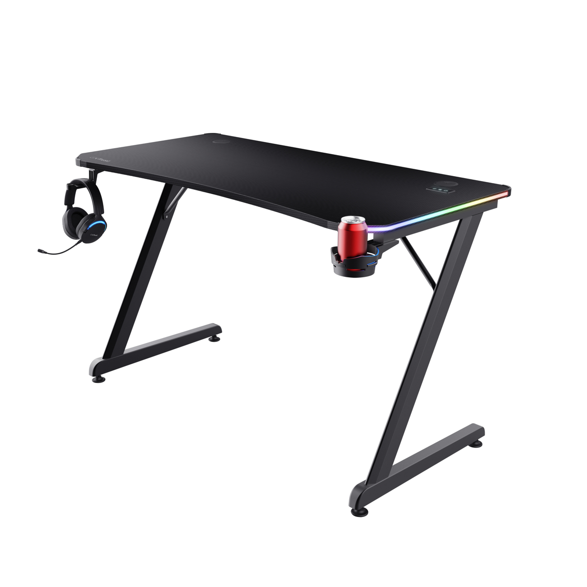 GXT709 LUMINUS RGB Desk Black